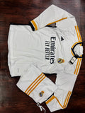 Real Madrid 2023-24 Home Full Sleeves Jersey with Shorts (Fan Version)