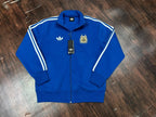 Argentina Blue Cotton Fleece Zipper