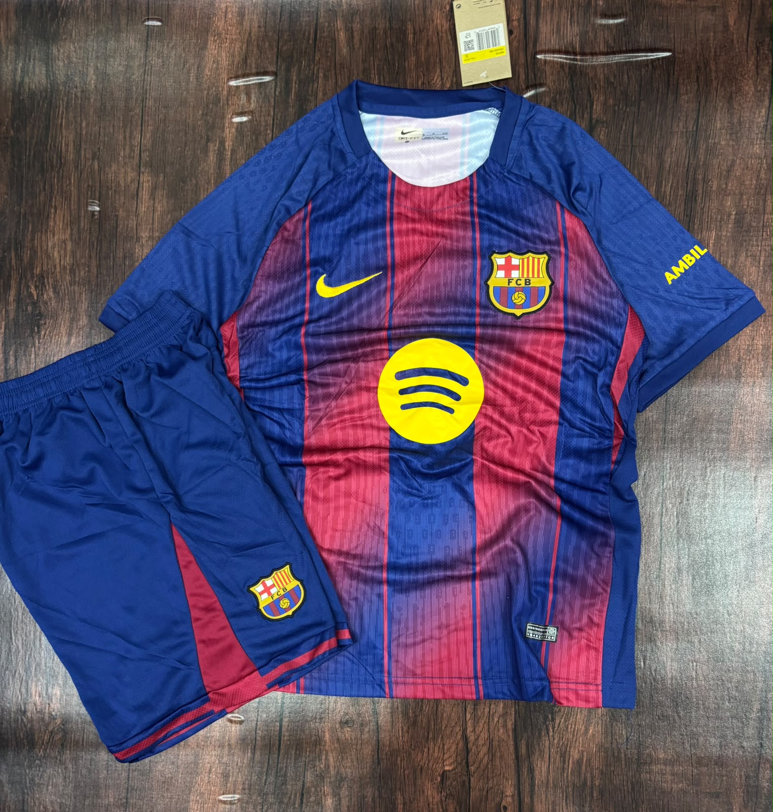 FC Barcelona 2025-26 Home Jersey with Shorts (Fan Version)