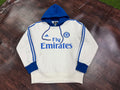 Chelsea FC White Cotton Fleece Hoodie