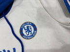 Chelsea FC White Cotton Fleece Hoodie
