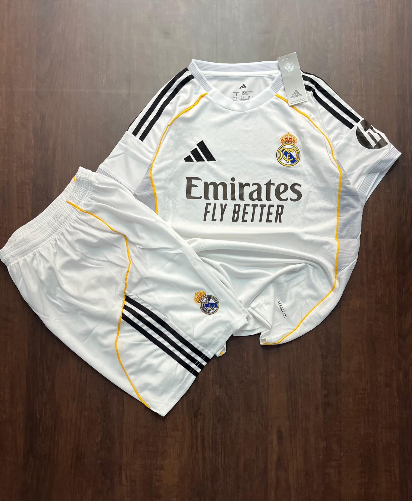 Real Madrid 2025-26 Home Jersey with Shorts (Fan Version)